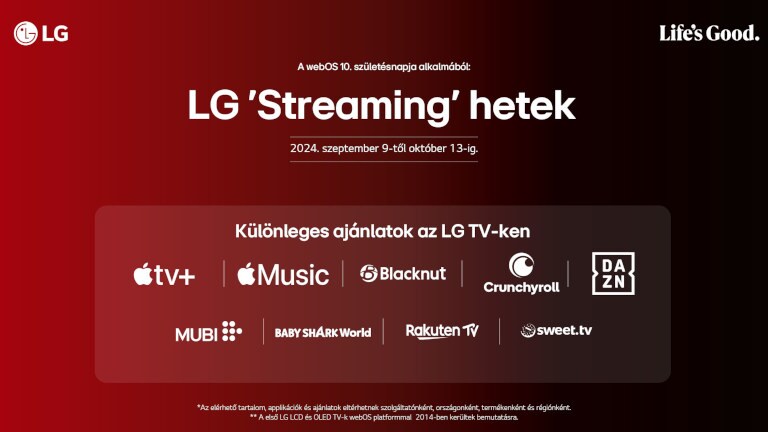 LG 'Streaming' hetek